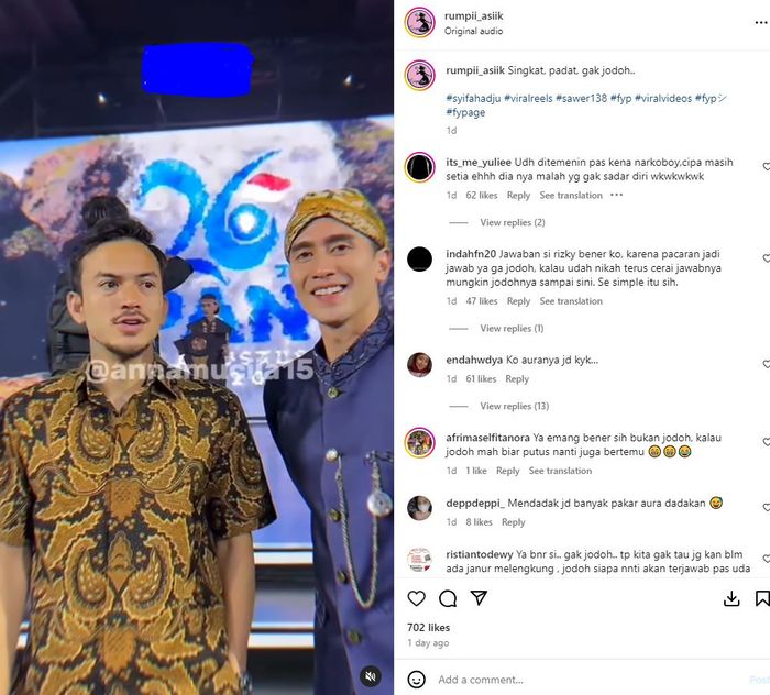Rizky Nazar ungkap alasannya putus dengan Syifa Hadju