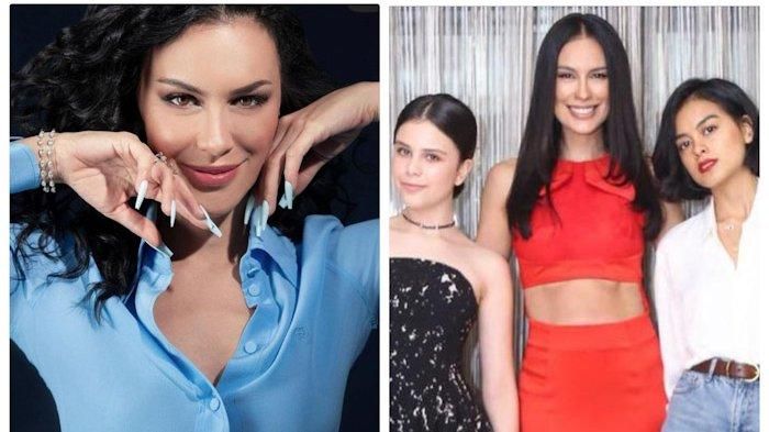Sophia Latjuba dan dua anaknya