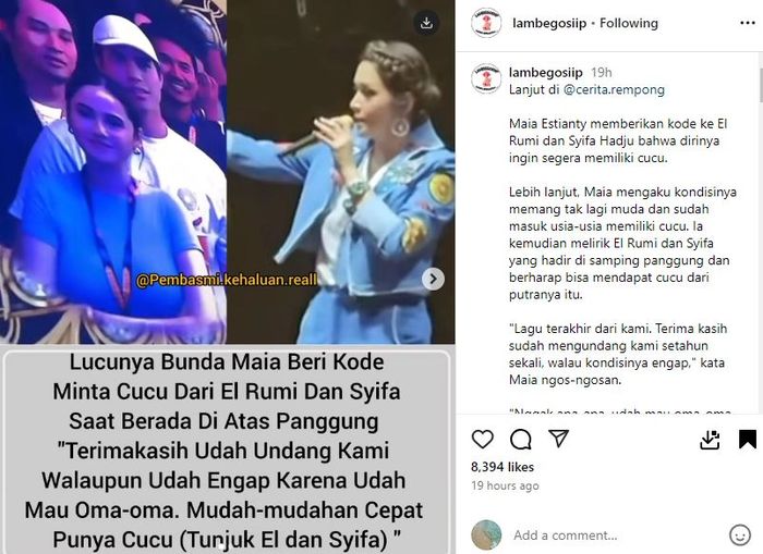 Syifa Hadju, El Rumi dan Maia Estianty