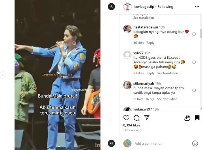 Maia Estianty minta cucu ke El Rumi dan Syifa Hadju 