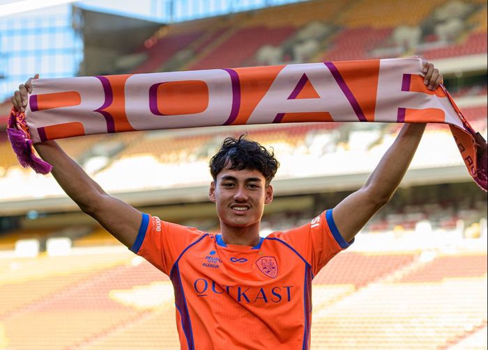 Striker Timnas Indonesia sekaligus Brisbane Roar Rafael Struick.