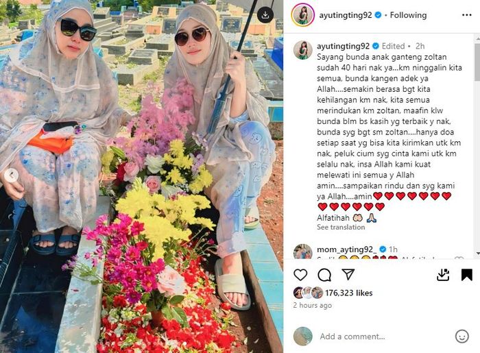 Unggahan Ayu Ting Ting 