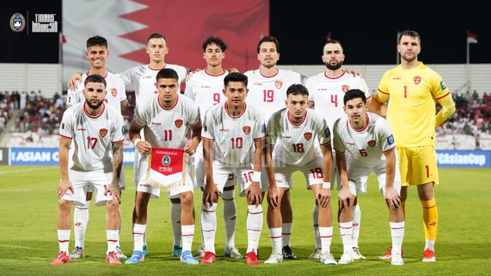 Timnas Indonesia Vs Bahrain dalam laga ketiga Grup C putaran ketiga Kualifikasi Piala Dunia 2026 zona Asia di Bahrain National Stadium, Riffa, Kamis (10/10/2024).