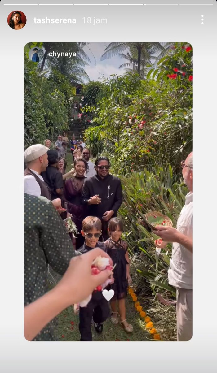 Keenan Pearce dan Tasha Serena Meltsner resmi menikah.