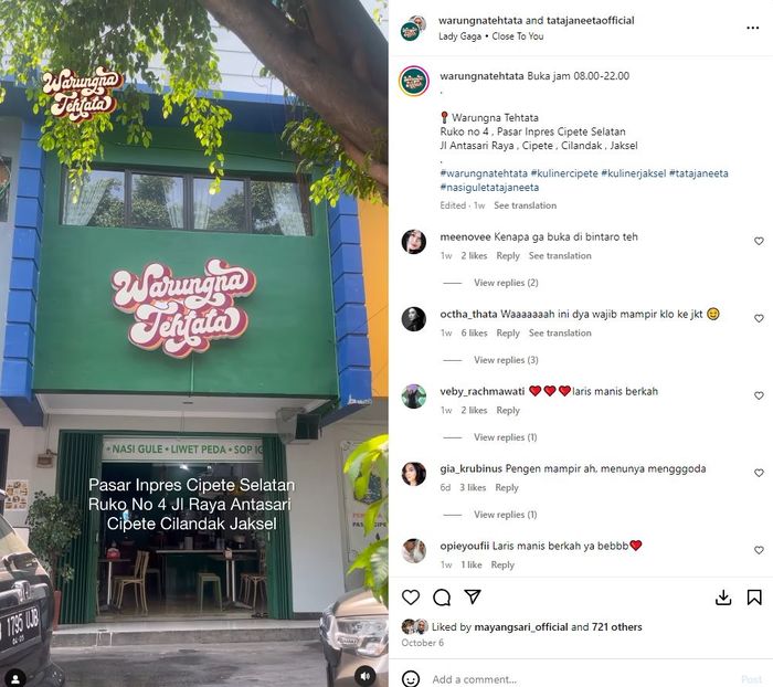 Warung Tata Janeeta