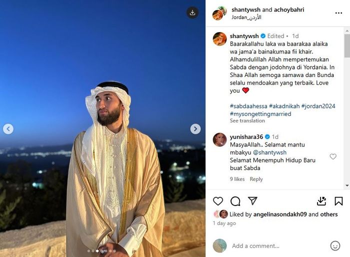 Potret pernikahan Sabda Ahessa