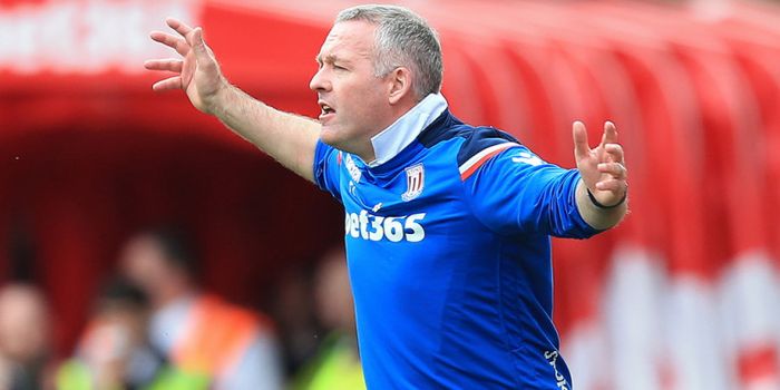 Pelatih Ipswich Town, Paul Lambert, saat masih melatih Stoke City.