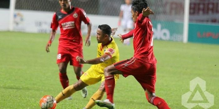 Aksi Firman Utina di Sriwijaya FC.