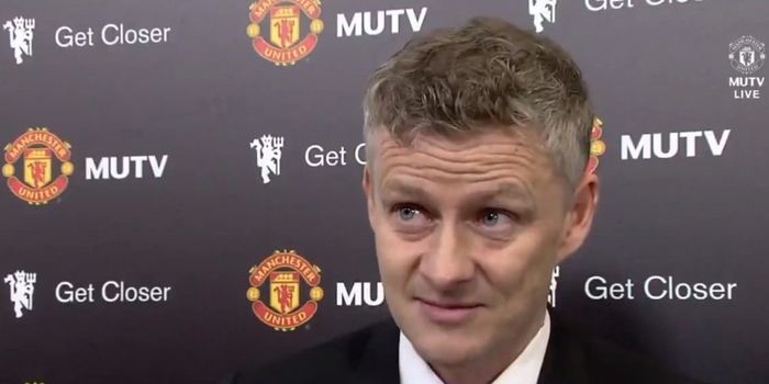 Pelatih sementara Manchester United, Ole Gunnar Solskjaer.