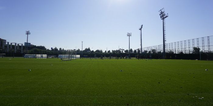 Fasilitas lapangan Barcelona di area Ciutat Esportiva Joan Gamper.