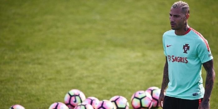 Ricardo Quaresma berlatih bersama tim nasional Portugal jelang partai Kualifikasi Piala Dunia 2018, 