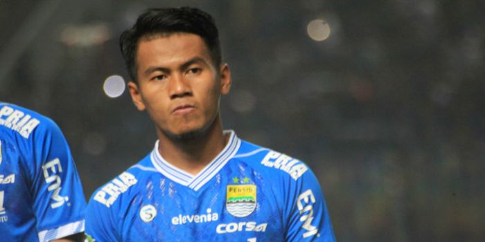 Pemain Persib, Ghozali Siregar saat menghadapi Bhayangkara FC (31/5/2018)