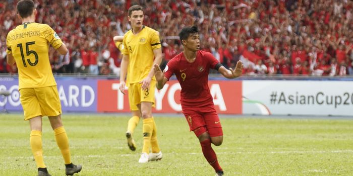   Sutan Zico beraksi dalam laga Timnas U-16 Indonesia vs Australia pada perempat final Piala Asia U-