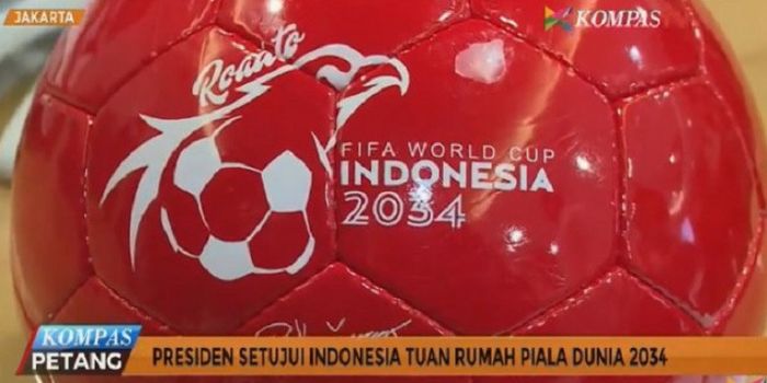 Indonesia tertarik menjadi tuan rumah Piala Dunia 2034.