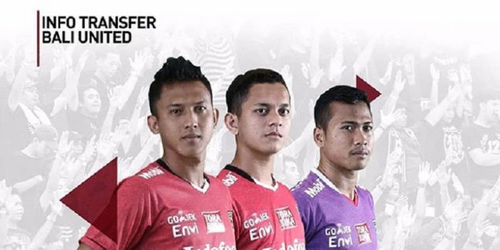  I Putu Pager Wirajaya, I Nyoman Adi Parwa, Arapenta Poerba, tiga pemain Bali United yang dipinjamka
