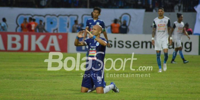 Bruno Silva saat masih berkostum PSIS Semarang.