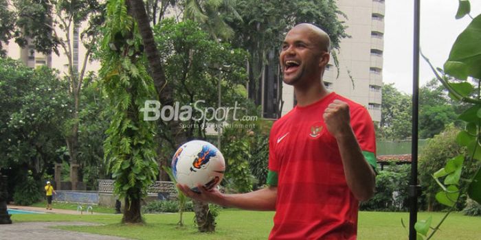 Sergio van Dijk, striker asal Belanda yang memilih menjadi warga negara Indonesia.