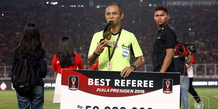 Wasit Terbaik Piala Presiden 2018, Oki Dwi Putra