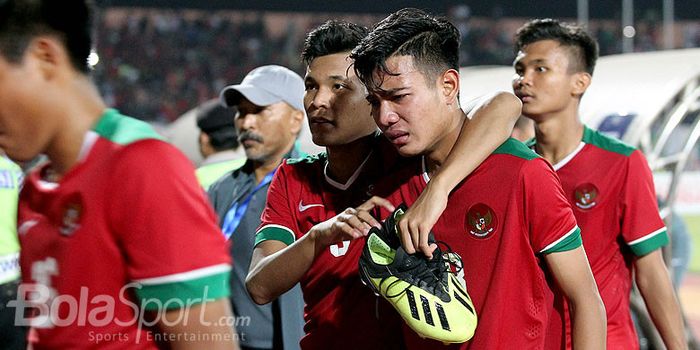 Brylian Aldama saat memperkuat timnas U-16 Indonesia.