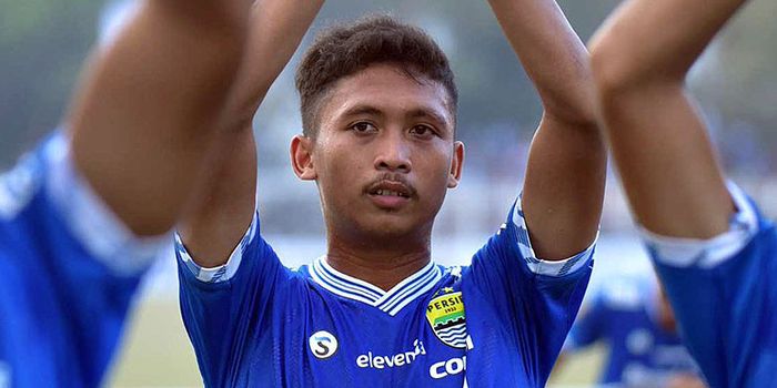 Pemain muda Persib Bandung, Ilham Qolba, yang akan memperkuat tim senior di putaran kedua Liga 1 2019.
