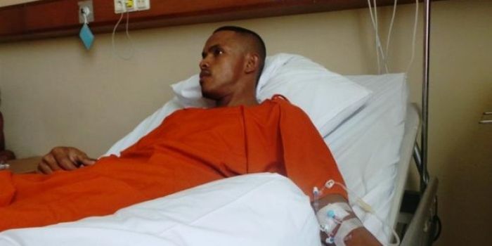 Gelandang Persija Jakarta, Abdul Rahman Lestaluhu, jelang operasi Anterior Cruciate Ligament (ACL) d
