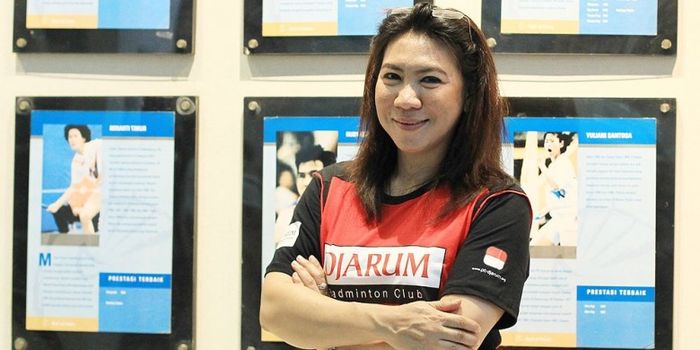 Susy Susanti, legenda bulu tangkis Indonesia peraih emas Olimpiade Barcelona 1992.