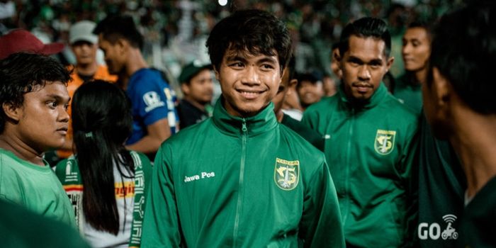 Rangga Muslim  saat berseragam Persebaya Surabaya