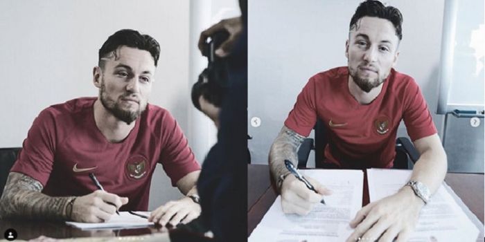 Marc Klok meneken perpanjang kontrak empat tahun di PSM Makassar. Gelandang bertahan asal Belanda be