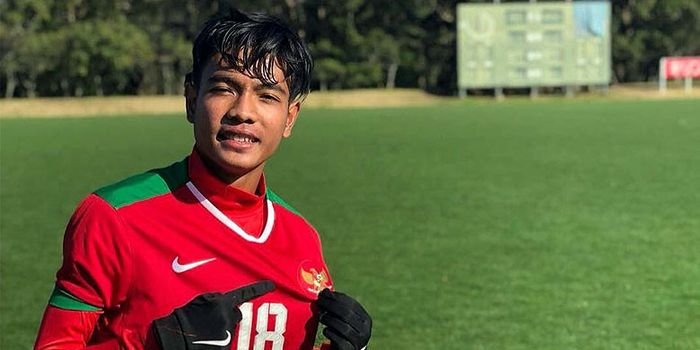Gelandang timnas U-16 Indonesia, Brylian Naghieta Aldama.