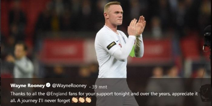 Striker timnas Inggris, Wayne Rooney, dalam partai uji coba melawan Amerika Serikat di Stadion Wembley