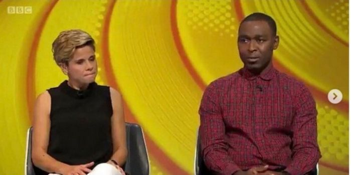 Mantan striker Manchester United, Andy Cole, saat menjadi pembicara di acara BBC Sport