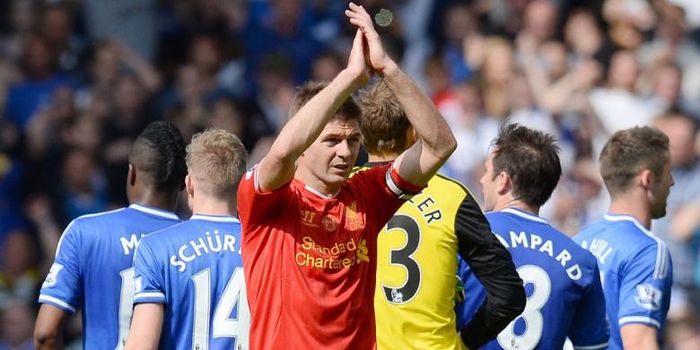 Steven Gerrard meminta maaf dalam laga Liverpool kontra Chelsea pada 27 April 2014. Dalam laga ini, 