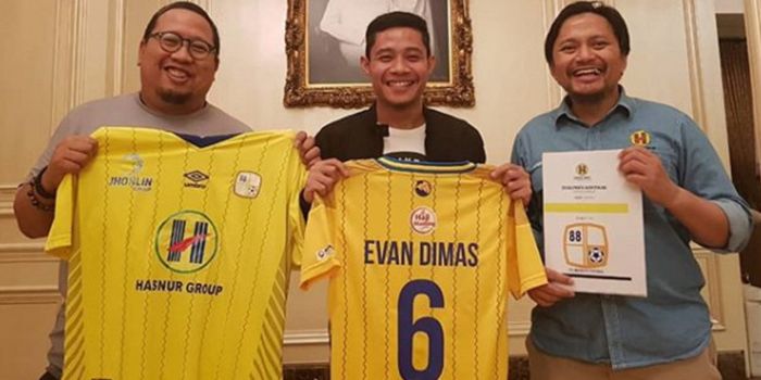 Evan Dimas resmi ke Barito Putera