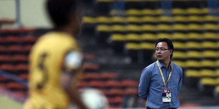  Ong Kim Swee mendampingi Malaysia saat melawan Arab Saudi pada Pra-Piala Dunia Zona Asia, 8 Septemb