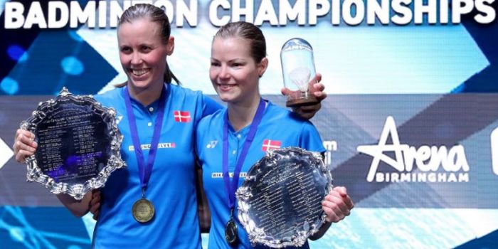 Pebulu tangkis ganda putri Denmark, Kamilla Rytter Juhl/Christinna Pedersen, sukses menyabet gelar t