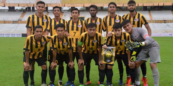 Timnas U-19 Malaysia jelang laga kontra timnas U-19 UEA pada uji coba jelang Piala Asia U-19 2018, 1