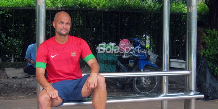 Sergio van Dijk, striker asal Belanda yang memilih menjadi warga negara Indonesia untuk memperkuat Timnas.