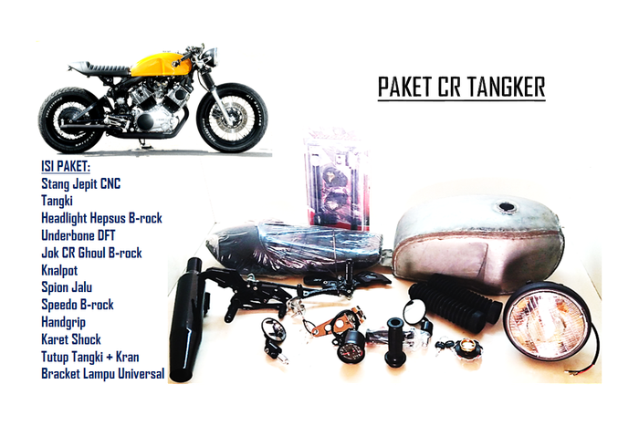 Cara Modif  Cafe Racer Murah Amatmotor co