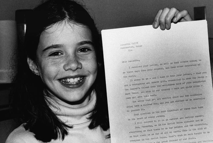 Samantha Smith dan surat dari Yuri Andropov (April 1983)