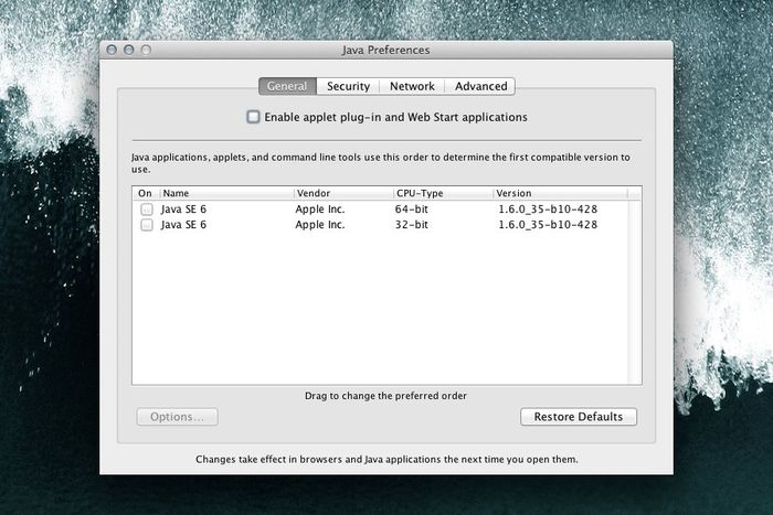 remove apple java remove apple java