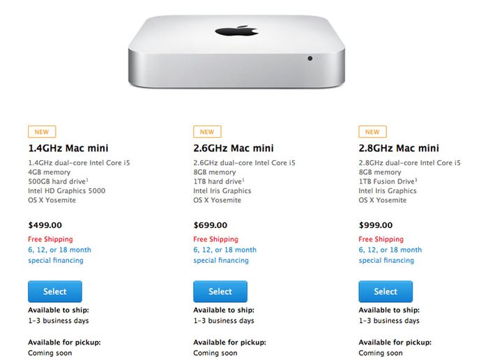 Mac Mini 2014 Hadir Dengan Thunderbolt 2 038 Fusion Drive Makemac