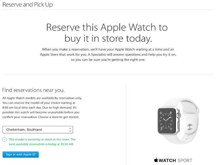 Jual Apple Watch di Apple Store 