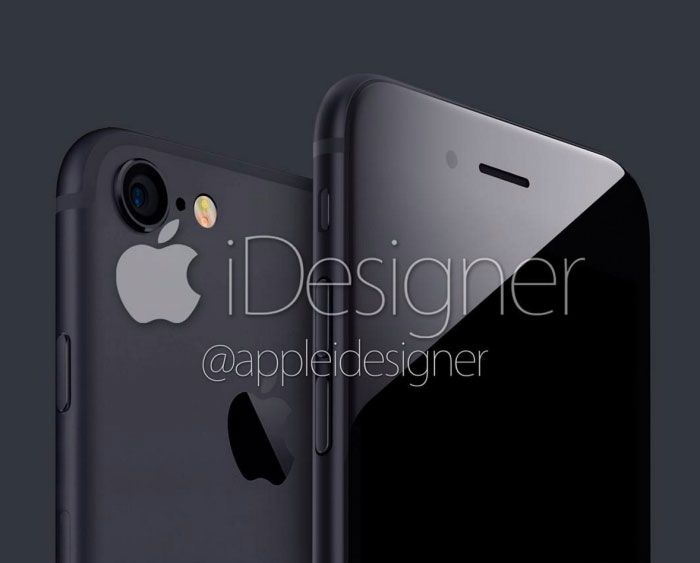 (Foto) Beredar Desain Render Varian iPhone 7 Space Grey dan Space Black
