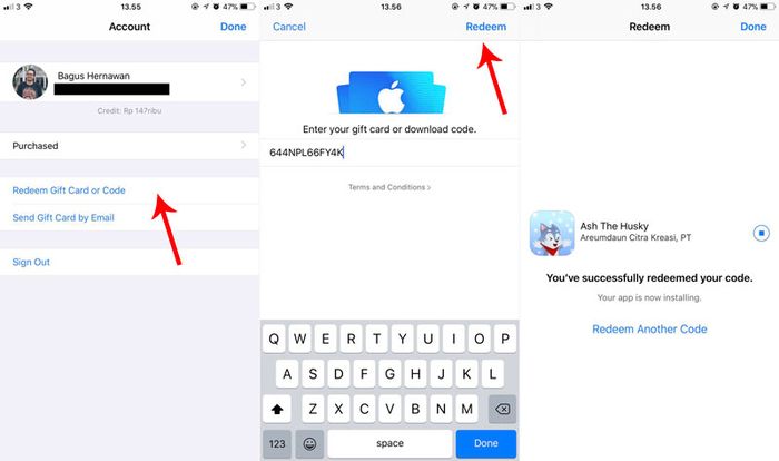 Cara Redeem Promo Code di iOS - MakeMac