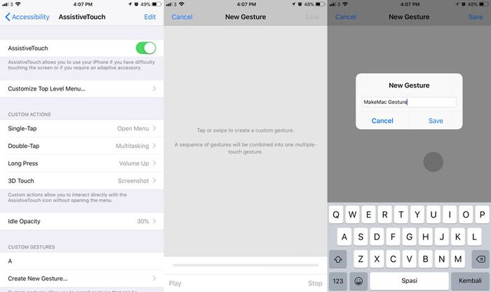 Cara Menampilkan Sentuhan Layar Di Screen Recording Ios 11 Semua Halaman Makemac