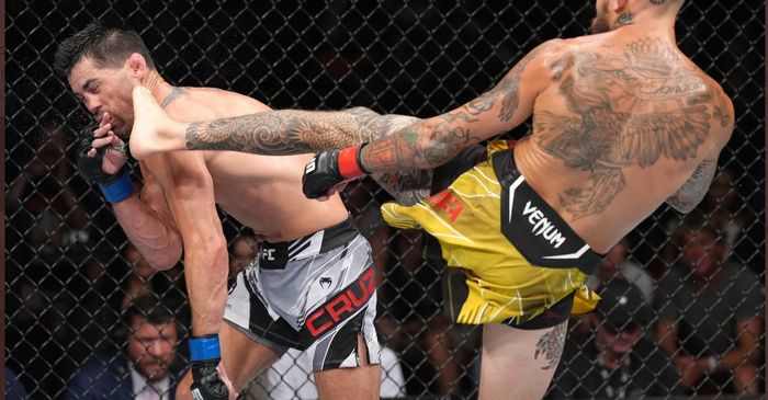 Hasil UFC San Diego - Tendang Hidung Dominick Cruz Sampai Remuk, Marlon Vera Menang KO