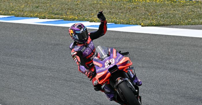 Hasil Sprint Race MotoGP Spanyol 2024 - Jorge Martin Finis Pertama Saat Marc Marquez Terjatuh karena Terlalu Berambisi, Bagnaia Apes Lagi