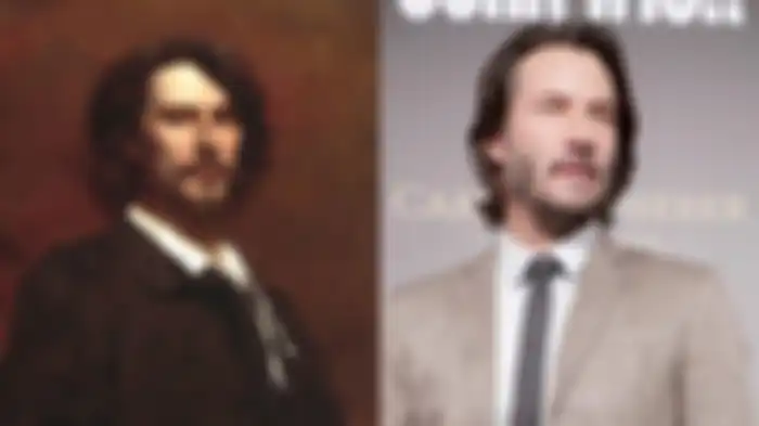 Keanu Reeves punya 'kembaran' yang juga aktor di awal abad 19, Paul Mounet. 