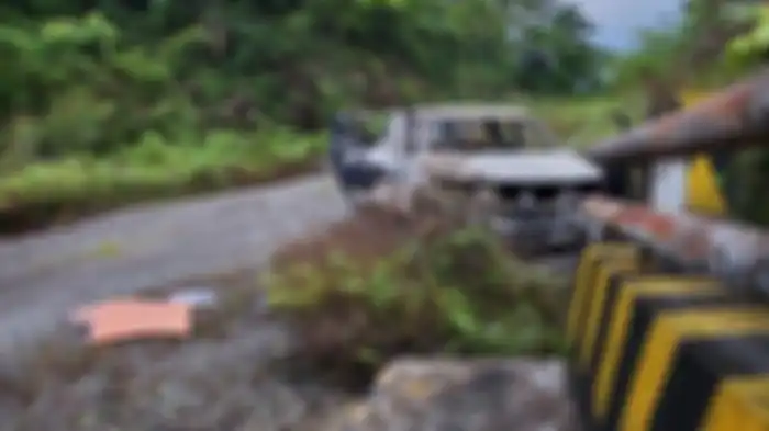 Dua pekerja PT Indo Papua ditemukan terbakar bersama mobil yang dikenadarinya, Minggu (22/8/2021).