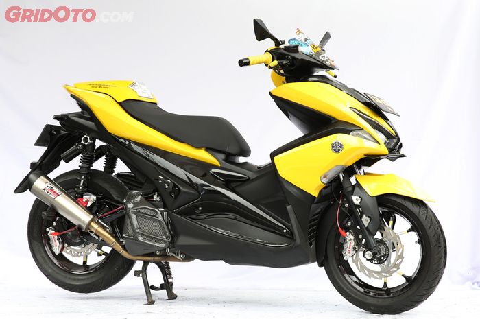 Modifikasi Motor Aerox 155 Kuning - BLOG OTOMOTIF KEREN